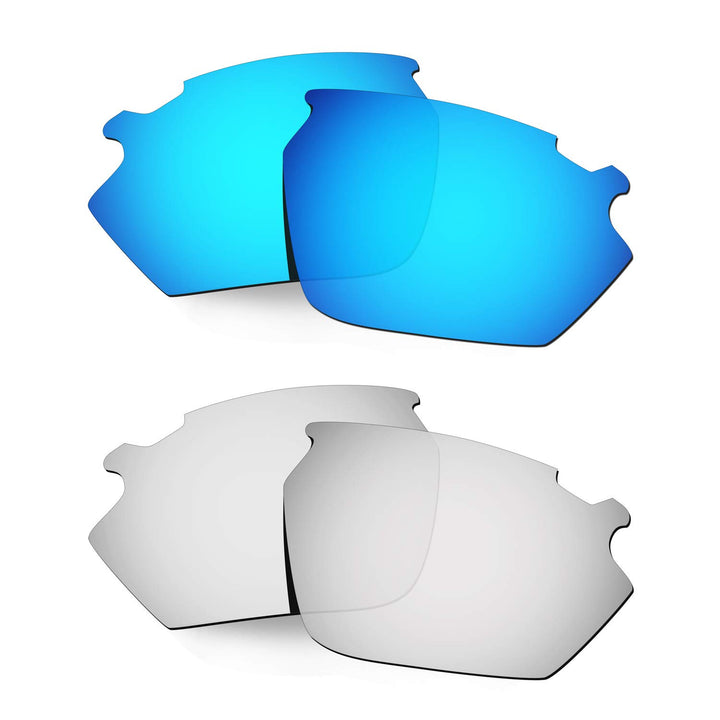 HKUCO Verstärken Ersatz-Brillengläser für Rudy Stratofly Blau/Titan Sonnenbrille