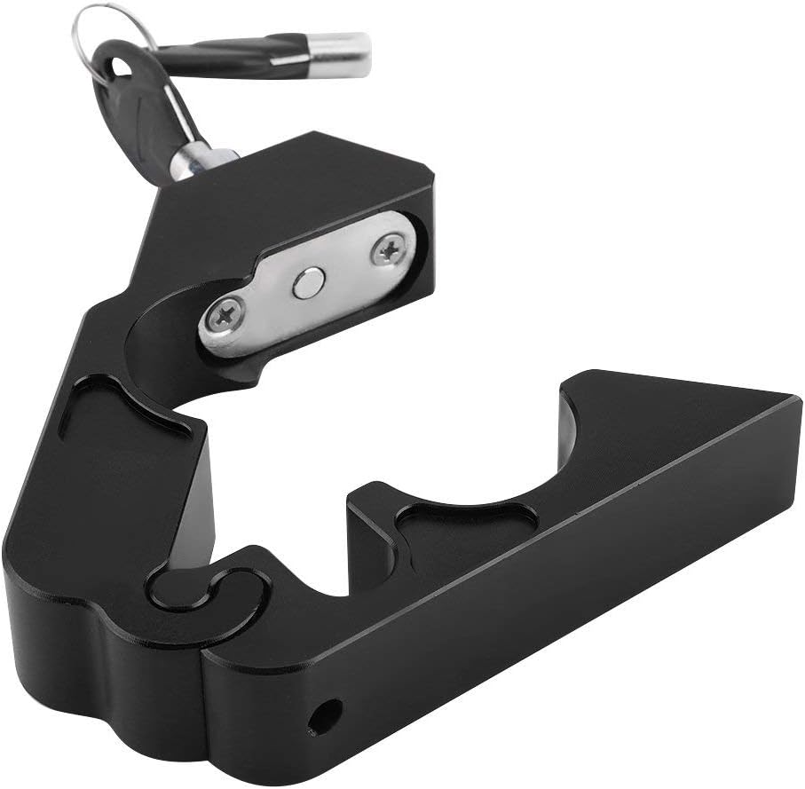 Madezz Motorrad Lenker Bremshebelschloss, Universal CNC Aluminiumlegierung Diebstahlsicherungen Fahr