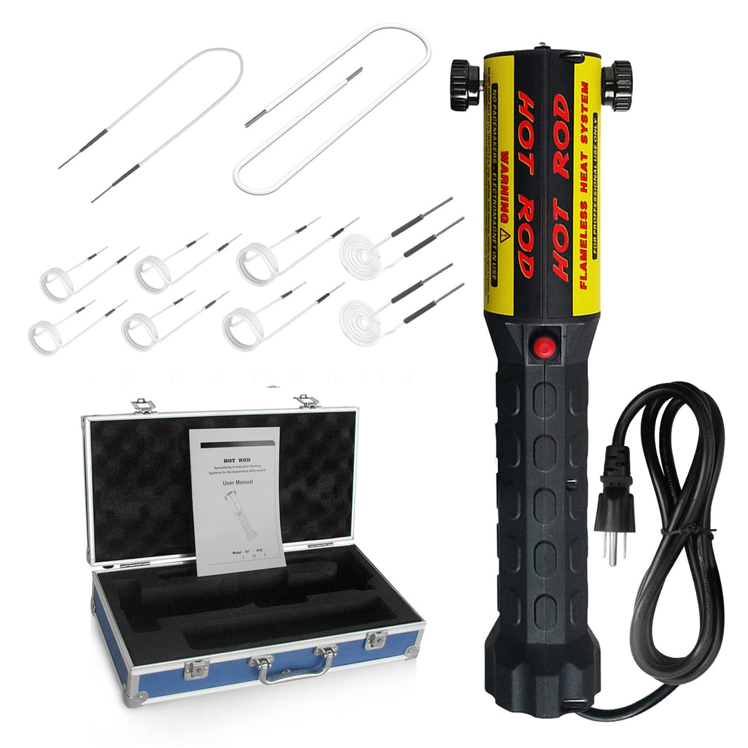 SOLARY, Heizset mit magnetischer Induktion, 1000 W, ohne Flamme, 10 Spulen, zum Entfernen von rosten