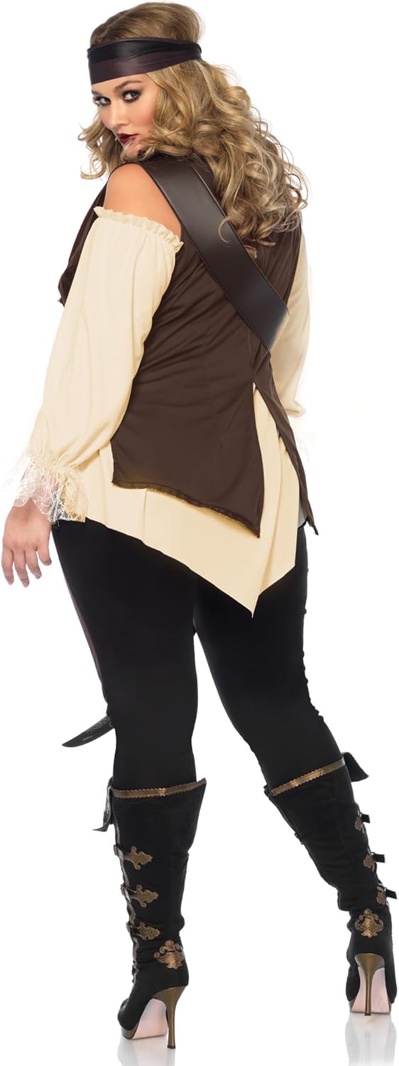 LegAvenue 85634X Pirate Kostüm, Unisex – Erwachsene, Multicolor, 3XL, 3XL