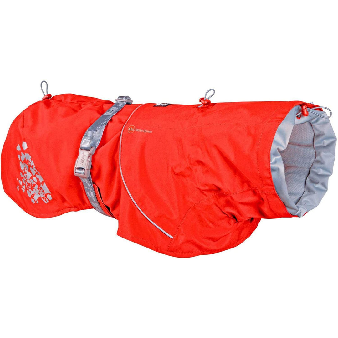 Hurtta Monsoon ECO Hunderegenmantel, wasserdicht Regenjacke für Hunde mit Reflektoren, 100% recycelt