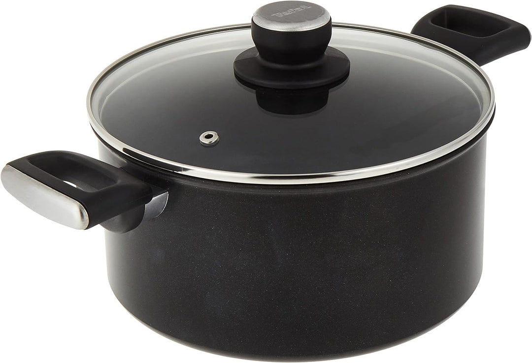 TEFAL G2554602 UNLIMITED Kochtopf 24 cm (5 L) + Glasdeckel