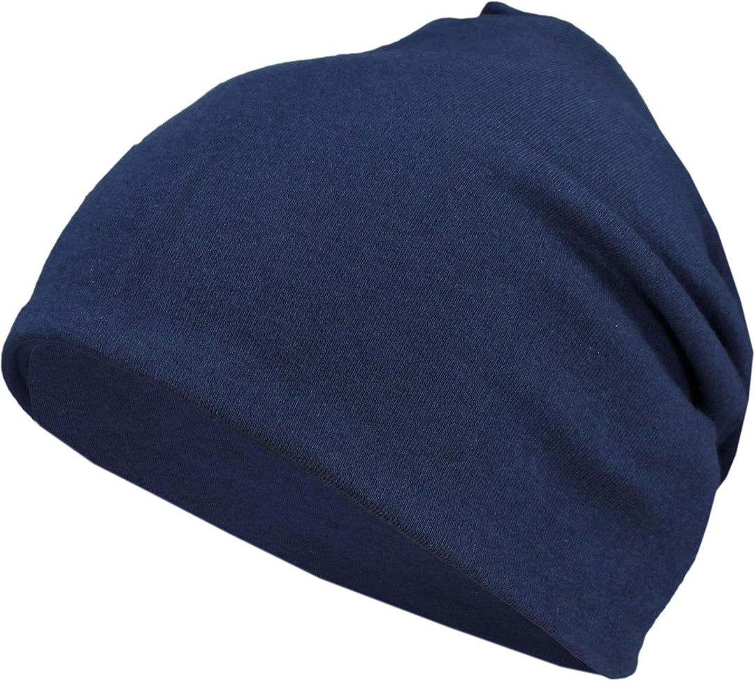 TupTam Unisex Kinder Beanie Mütze Schlauchschal Set, Dunkelblau