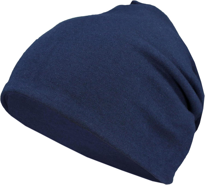 TupTam Unisex Kinder Beanie Mütze Schlauchschal Set, Dunkelblau