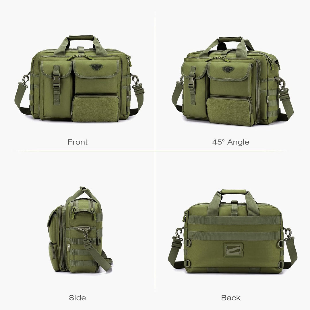 SPAHER Arbeitstasche Laptoptasche 14/15.6/17.3 Zoll Messenger Bag Herren Pilotentasche Aktentasche T
