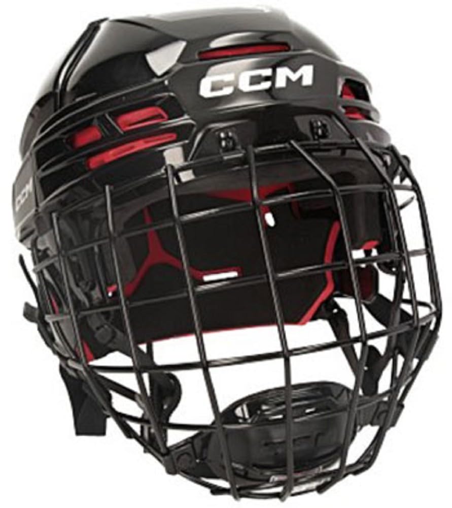 CCM Tacks 70 Helm Combo Senior Schwarz S, Schwarz S