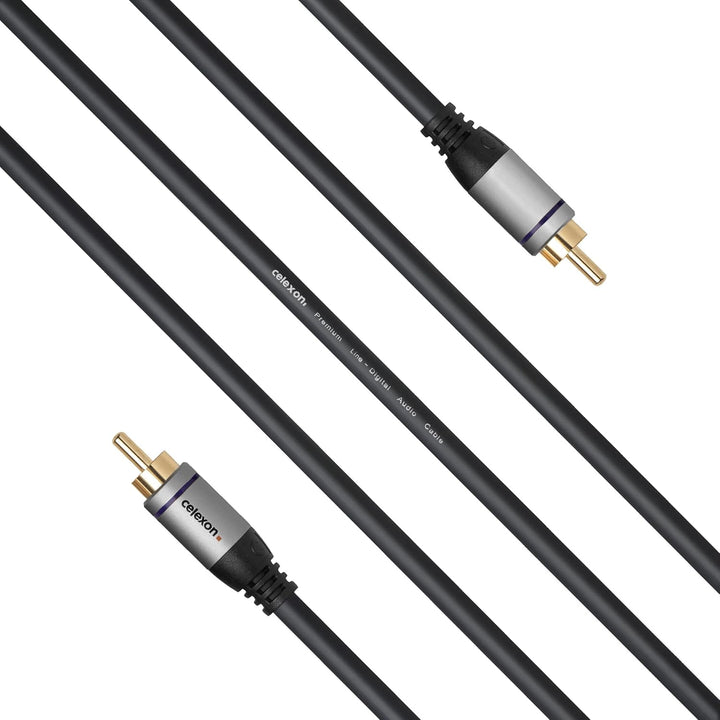 celexon Cinch Digital Audiokabel 3,0m - Plug & Play - Cinch- auf Cinch-Kabel - Professional Line 3,0