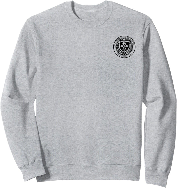 Marvel Loki TVA For All Time Always Left Chest Logo Sweatshirt