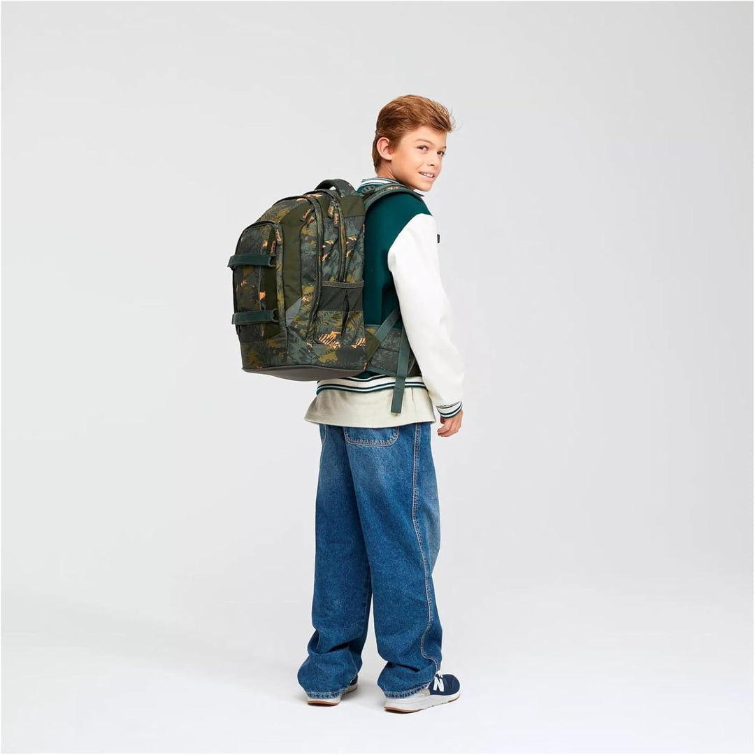 Satch Pack Schulrucksack ab 5. Klasse ergonomisch 30L Stauraum standfest Organisationstalent Einheit