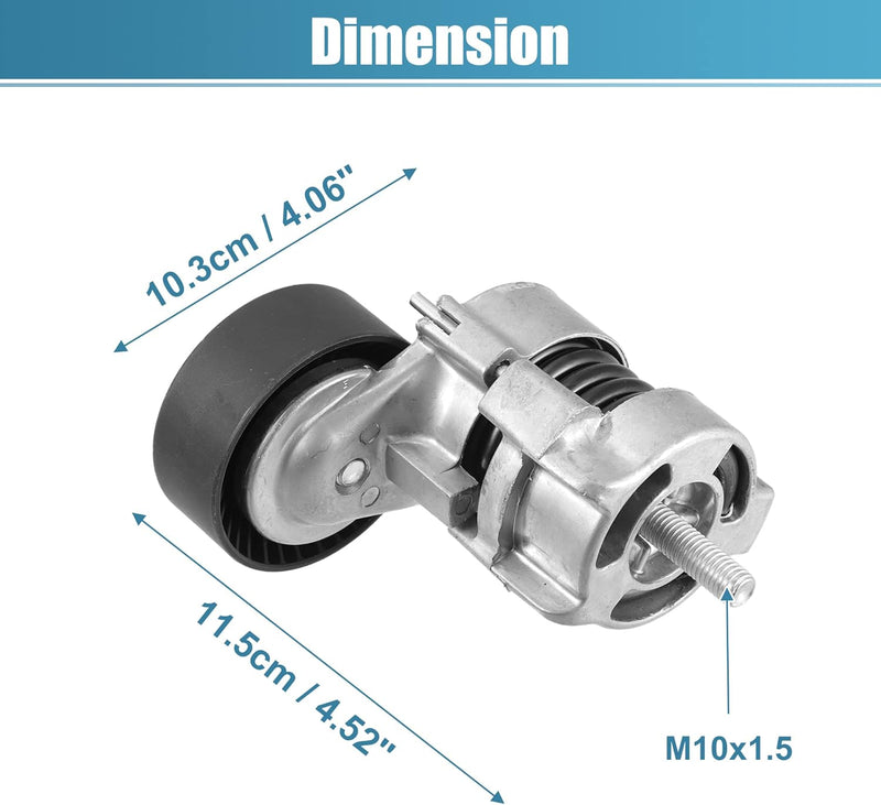 X AUTOHAUX Gürtel Schraubenschlüssel Umlenkrolle Montage 11287524267 für BMW E46 E90 E91