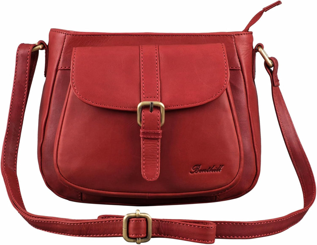 Benthill Damen Handtasche Leder - Shopper aus weichem hochwertigem Echt-Leder - Vintage Fashion Bag