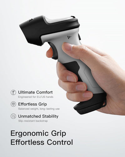 Inateck Bluetooth Barcode Scanner, Wireless, Kabellos,15 Tage Dauerbetrieb, 35 m Funkreichweite, aut