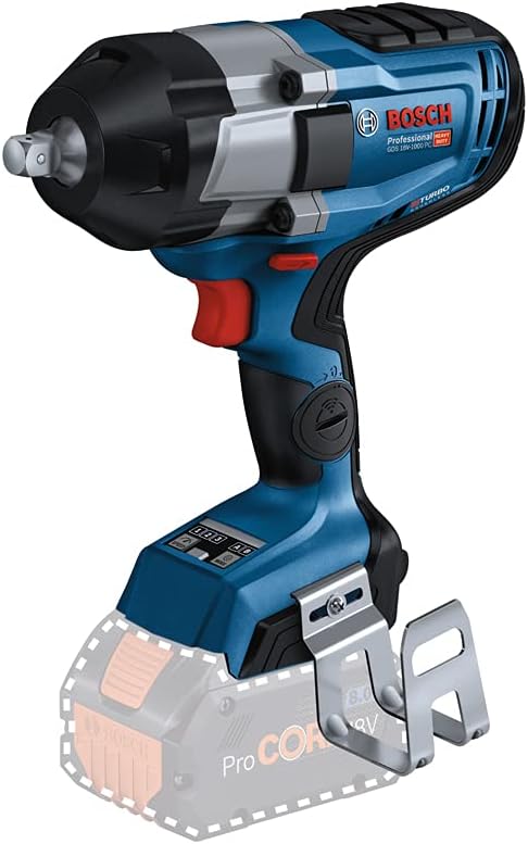 Bosch Professional BITURBO Akku Drehschlagschrauber GDS 18V-1000 C (Anziehmoment 1.000 Nm, Losbrechm