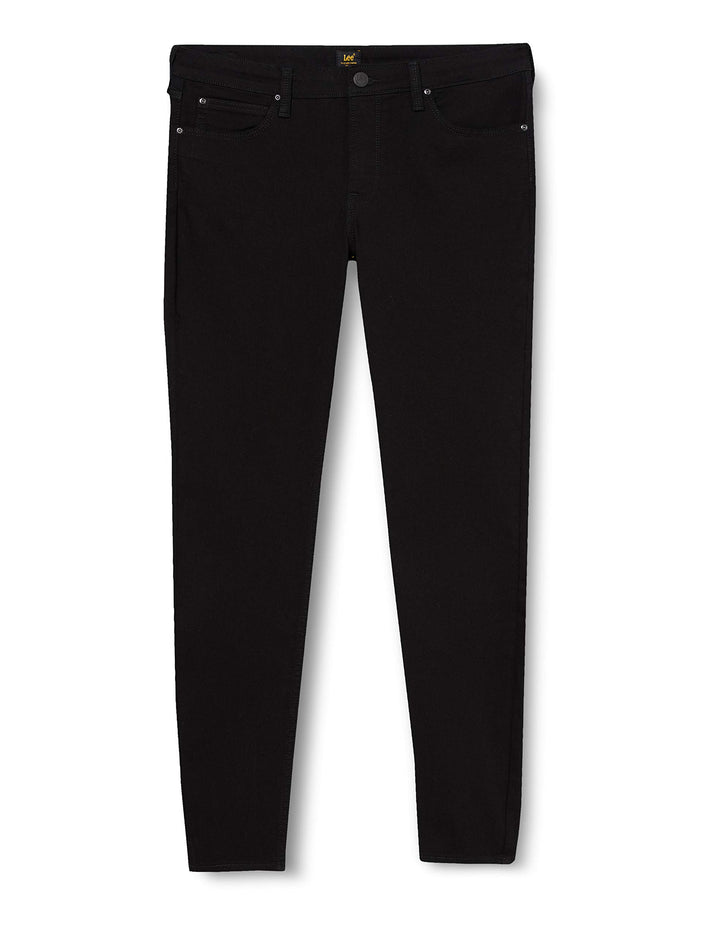 Lee Damen Scarlett Skinny Jeans 25W / 31L Black Rinse, 25W / 31L Black Rinse
