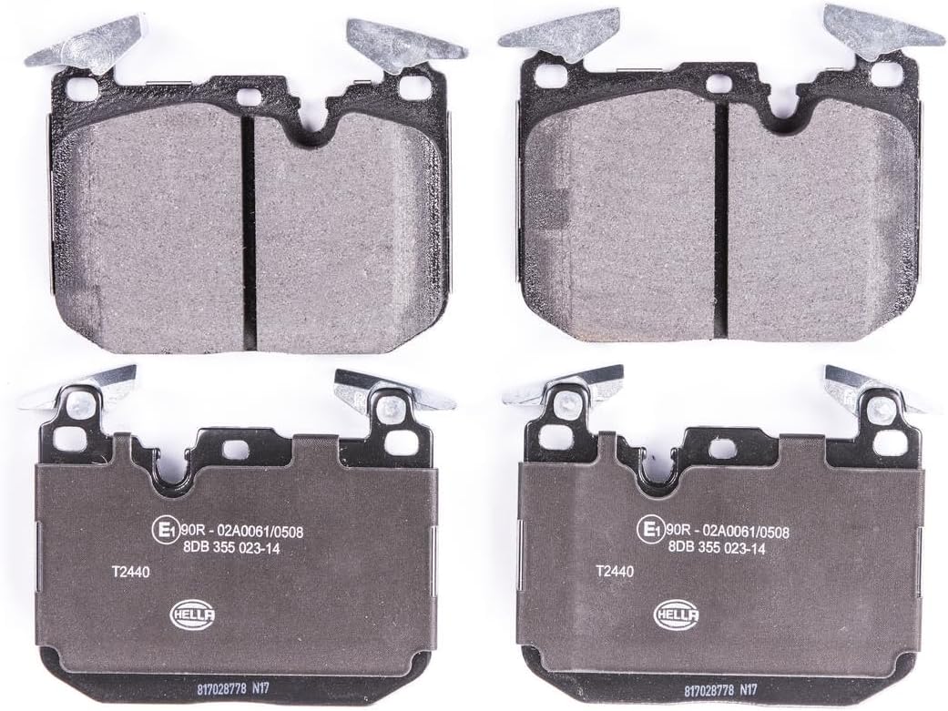 HELLA PAGID 8DB 355 023-141 Bremsbelagsatz - T2440 - Dicke/Stärke: 17.9mm - Bremssystem: Brembo - fü