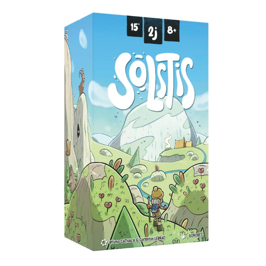 Solstis – Gesellschaftsspiel für 2 Spieler – Spiel 8 Jahre und älter – Taktisches Duell – Familiensp
