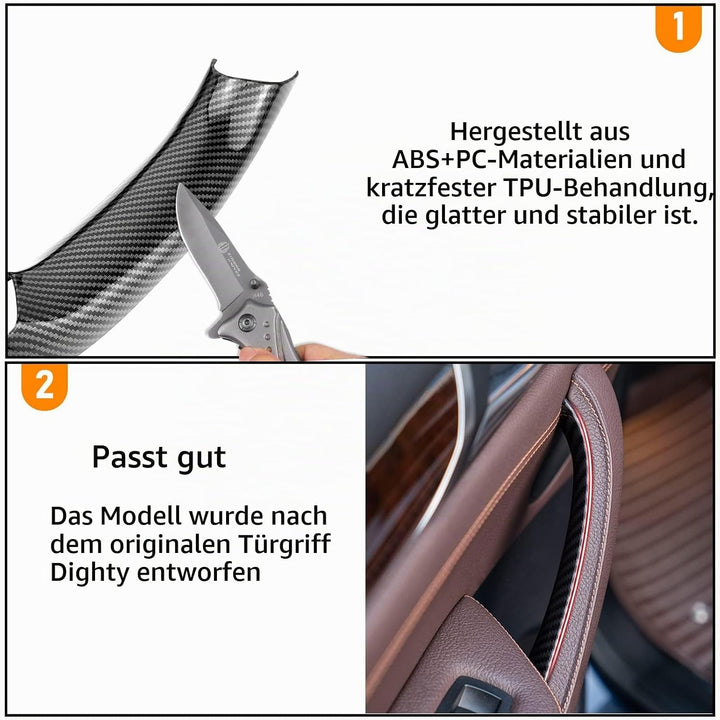 TTCR-II 3PCS Türgriff Innen Kompatibel Mit Türgriffe BMW X3 F25 2010-2016,X4 F26 2014-2017,Türgriffa