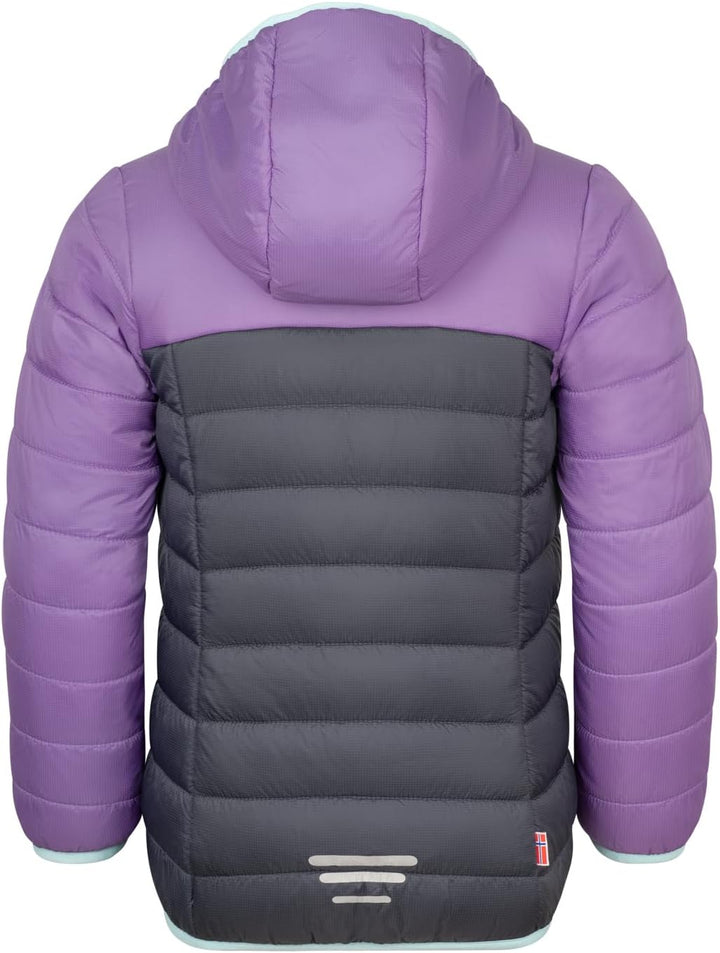 Trollkids Kids Eikefjord Jacket Violet Sorbet/Graphite 92, Violet Sorbet/Graphite 92