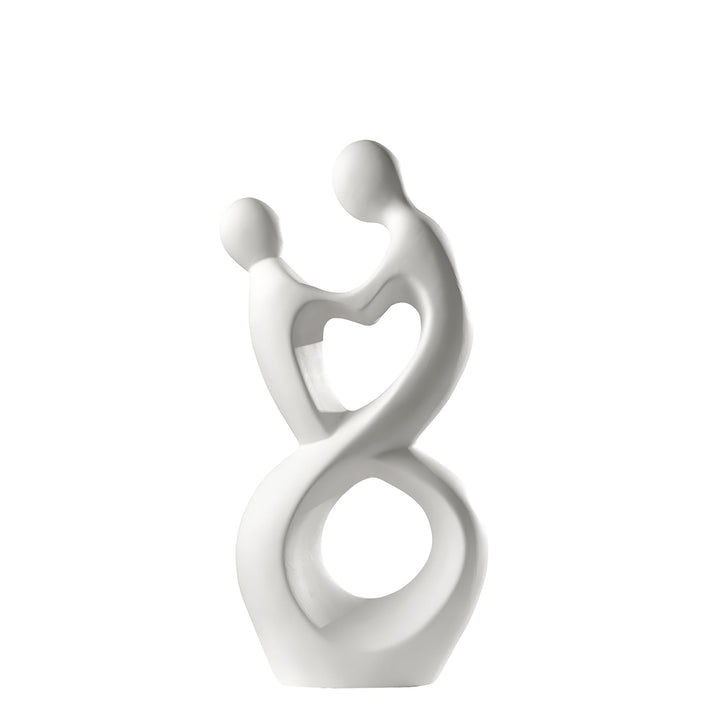Skulptur Paar HERZSCHLAG creme Sculpture Francis