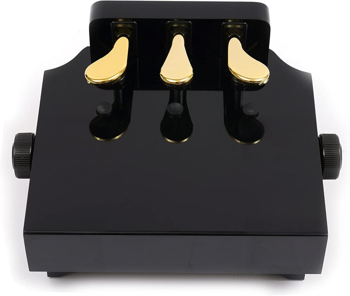 RANZIX Klavier Pedal Extender Bank für Kinder Höhenverstellbar mit 3 Pedale Kinder Klavier Lehren Hi