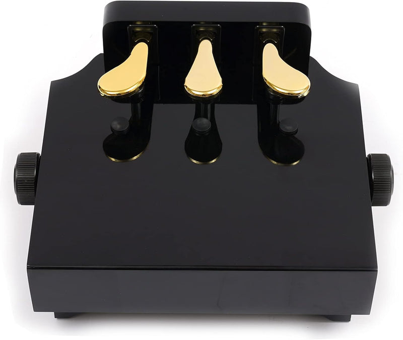 BAOCHADA Klavier Hilfspedal Kinder Klavier Pedal Extender, Pedalverlängerung mit 3 Pedalen, Höhenver