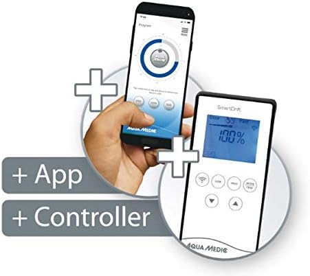 Aqua Medic SmartDrift 11.1, Kompakte „Ultra Silent“ Strömungspumpe, Steuerung über App oder Controll