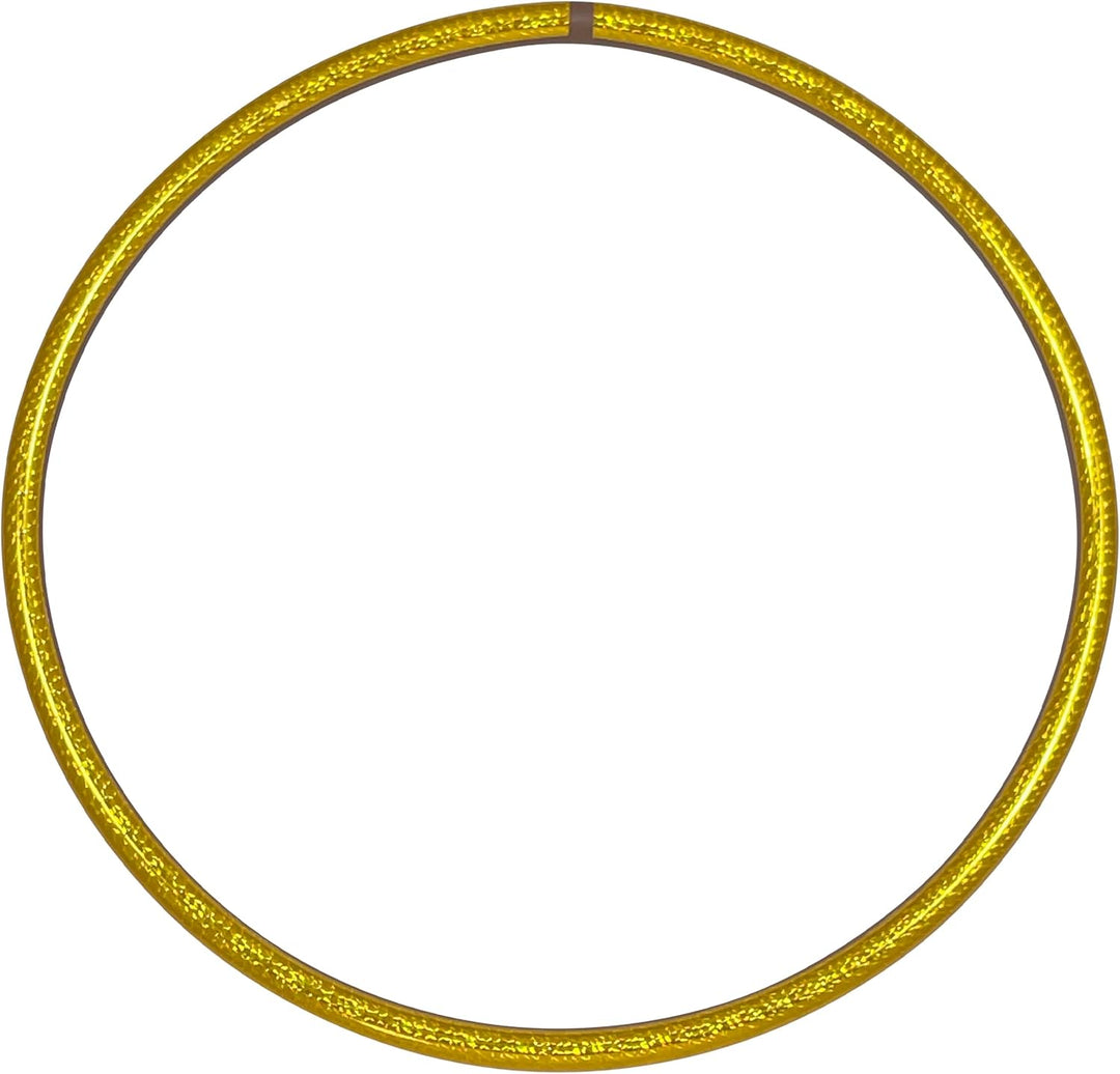 Zirkus Hula Hoop, Hologramm Farben, Ø70/75/80/85/90cm Gelb Ø70cm, Gelb Ø70cm