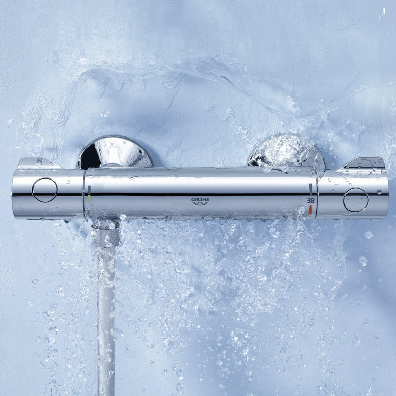 GROHE Grohtherm 800 | Brause- und Duschsysteme - BRAUSETHERMOSTAT | mit Tempesta Brausegarnitur, 600