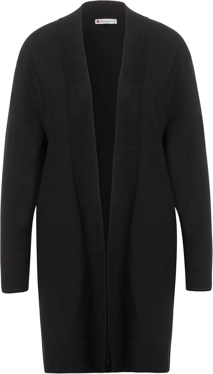 Street One Damen Cardigan 40 Schwarz, 40 Schwarz