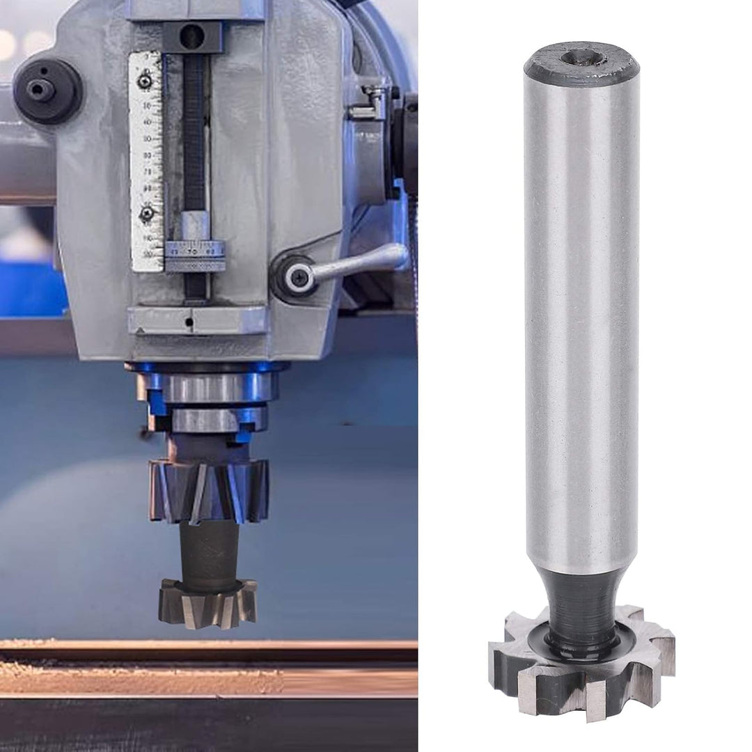 T-Nut-Fräser HSS Metrischer T-Spur-Nutfräser Zum Fräsen von Stahl, Aluminium, Kupfer und Eisen