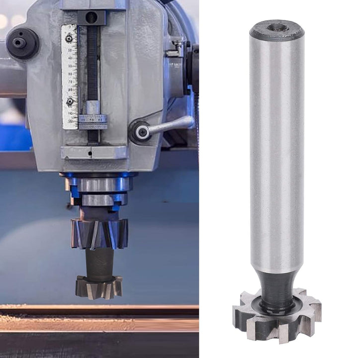 T-Nut-Fräser HSS Metrischer T-Spur-Nutfräser Zum Fräsen von Stahl, Aluminium, Kupfer und Eisen