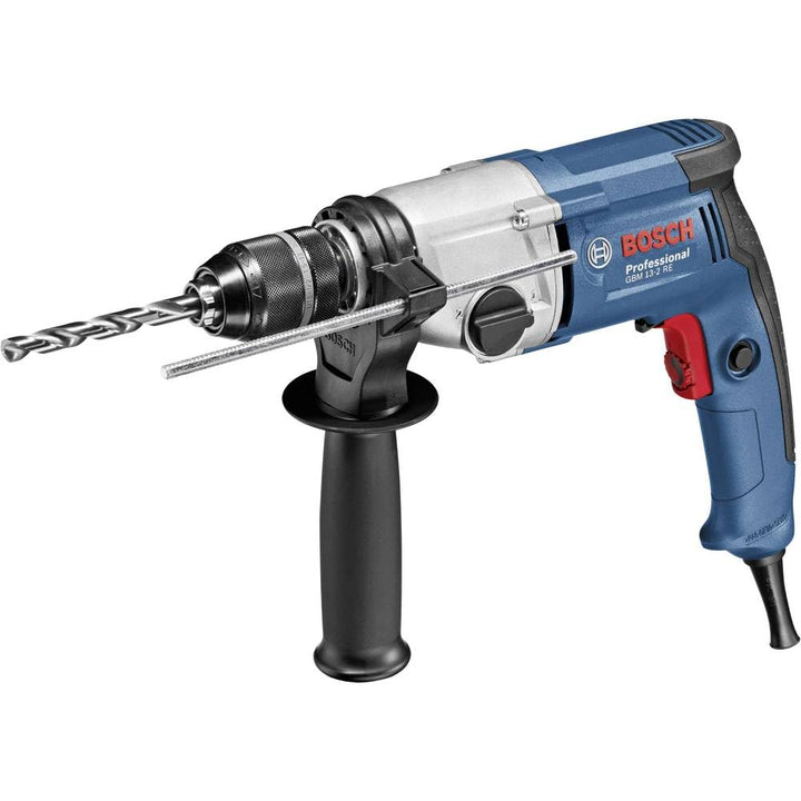 Bosch Professional Bohrmaschine GBM 13-2 RE (inkl. Hochpräzises Schnellspannbohrfutter, 1,5 - 13mm,
