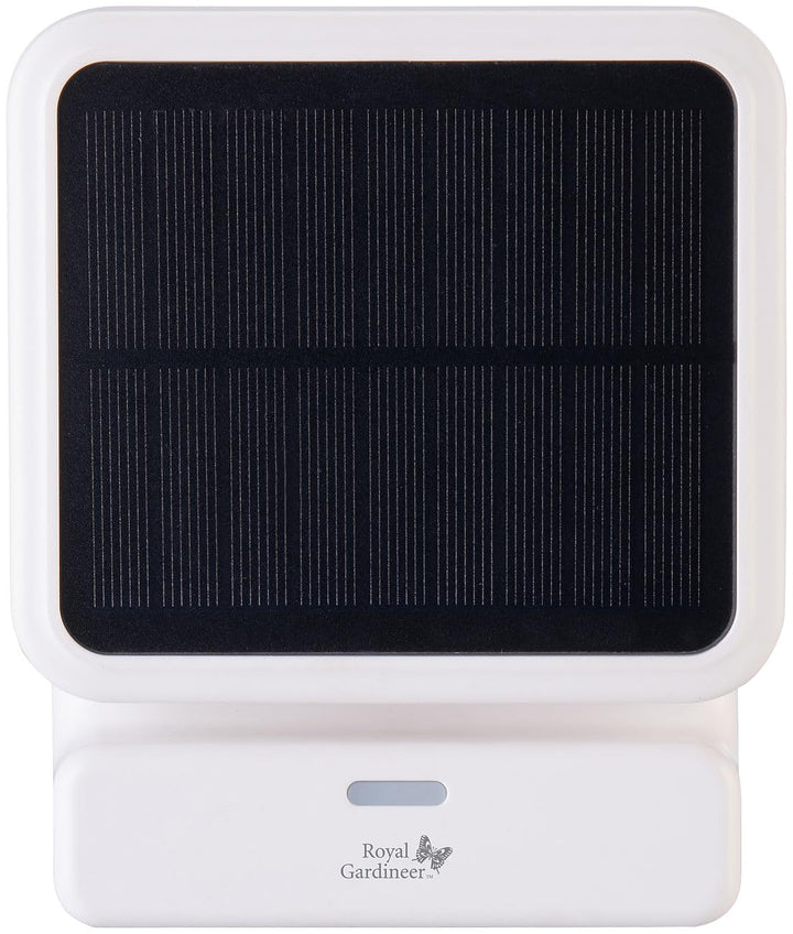 Royal Gardineer Smartes WLAN-Solar-Bewässerungssystem mit Pumpe, 30 l/Std., Akku, App