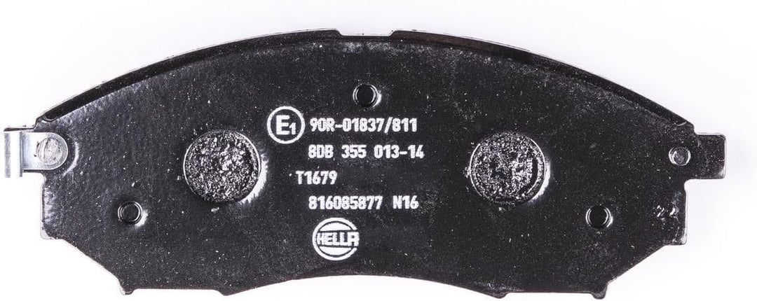 HELLA PAGID 8DB 355 013-141 Bremsbelagsatz - T1679 - Dicke/Stärke: 16mm - Bremssystem: Sumitomo - mi