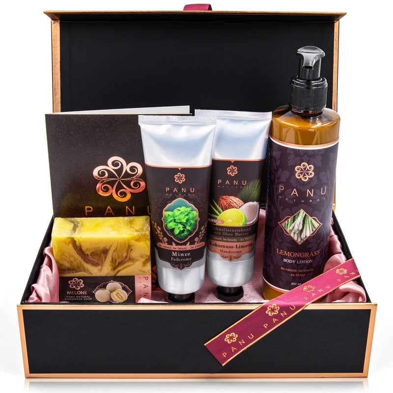 Panu Geschenkset Large - Entspannungs Geschenke für Frauen - Premium Gifts for Women Beauty Box - We