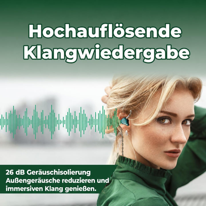 HiFiGo AFUL Performer 5+2/7 IEMs, 1Micro Planar + 2DD + 4BA In-Ear-Monitor mit 3D-Gedruckter Akustik