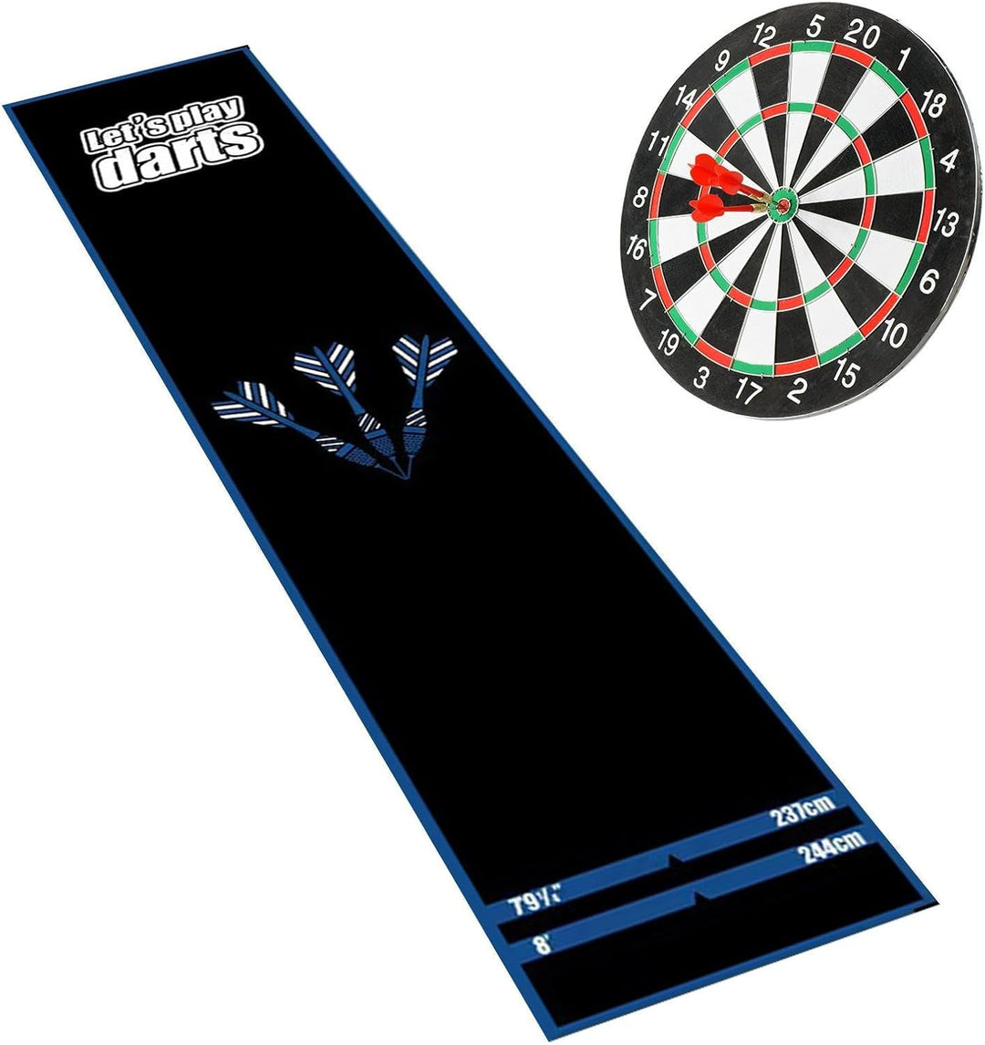 Dart Teppich Dartmatte Mit Abwurflinie Und Oche-System, Professioneller Dart Teppich Für Bodenschutz