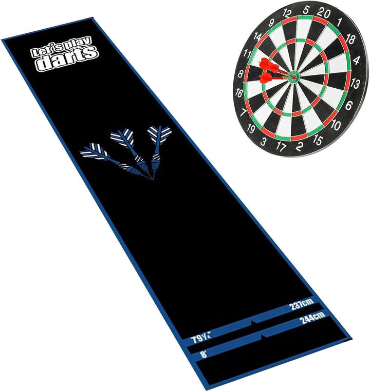 Dart Teppich Dartmatte Mit Abwurflinie Und Oche-System, Professioneller Dart Teppich Für Bodenschutz