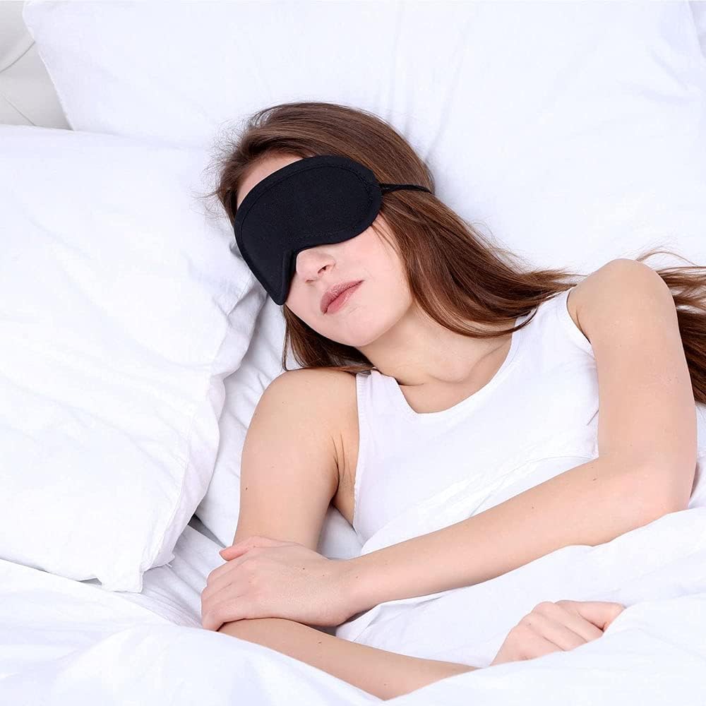 Polyester Blackout Augenmaske, 20 Teile Abdeckung Leichte Augenbinde, Augenmaske Schlaf, mit Gummiba
