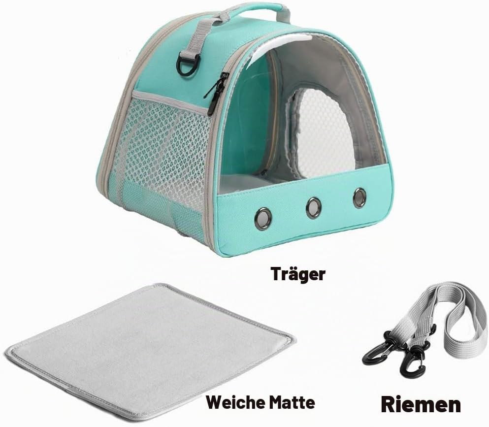 Meerschweinchen Träger Rucksack, klare Blase Fenster Rucksack für Meerschweinchen, Hase Ratte Vogel
