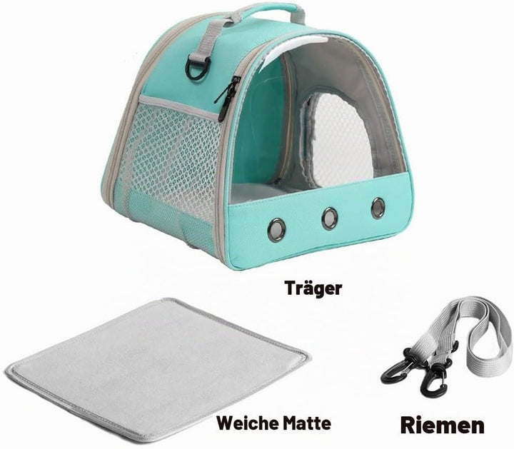 Meerschweinchen Träger Rucksack, klare Blase Fenster Rucksack für Meerschweinchen, Hase Ratte Vogel