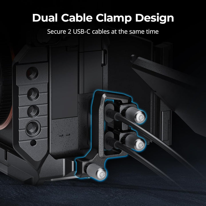 SMALLRIG Clamp for USB-C Cable for Sony Alpha 7 V Cages 6062
