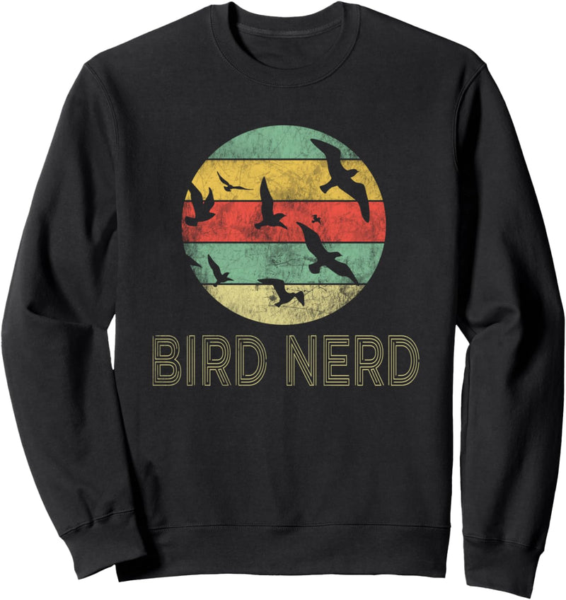 Retro Vintage Birding Bird Watching Funny Bird Watcher Gift Sweatshirt