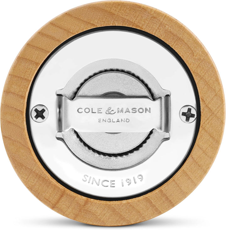 Cole & Mason London Salz- und Pfefferstreuer & Mühlen-Geschenkset, 130 mm / 5" Mühle aus natürlichem