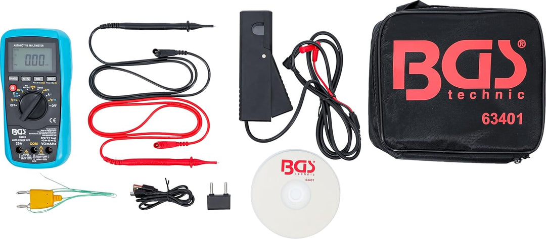 BGS 63401 | Kfz-Digital-Multimeter mit USB-Schnittstelle