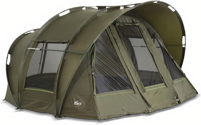 Lucx Leopard Bivvy Angelzelt Personen Karpfenzelt 2 bis 3 Mann Anglerzelt Carp Dome Fishing Tent 10.