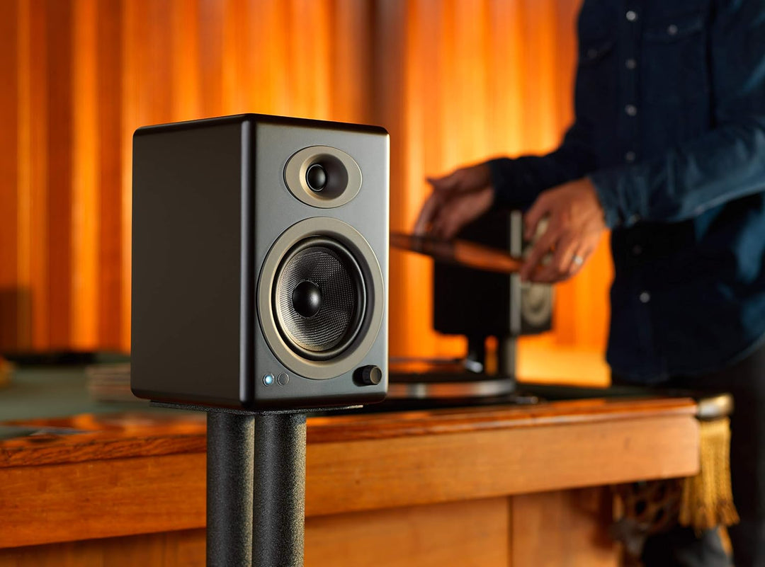 Audioengine Regallautsprecher A5, 150-W-Lautsprecher | Heimkinos und Studiomonitore A5 Wired Schwarz