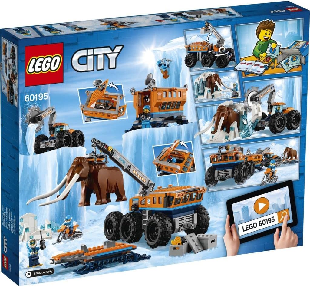 LEGO 60195 City Arctic Expedition Mobile Arktis-Forschungsstation Single, Single