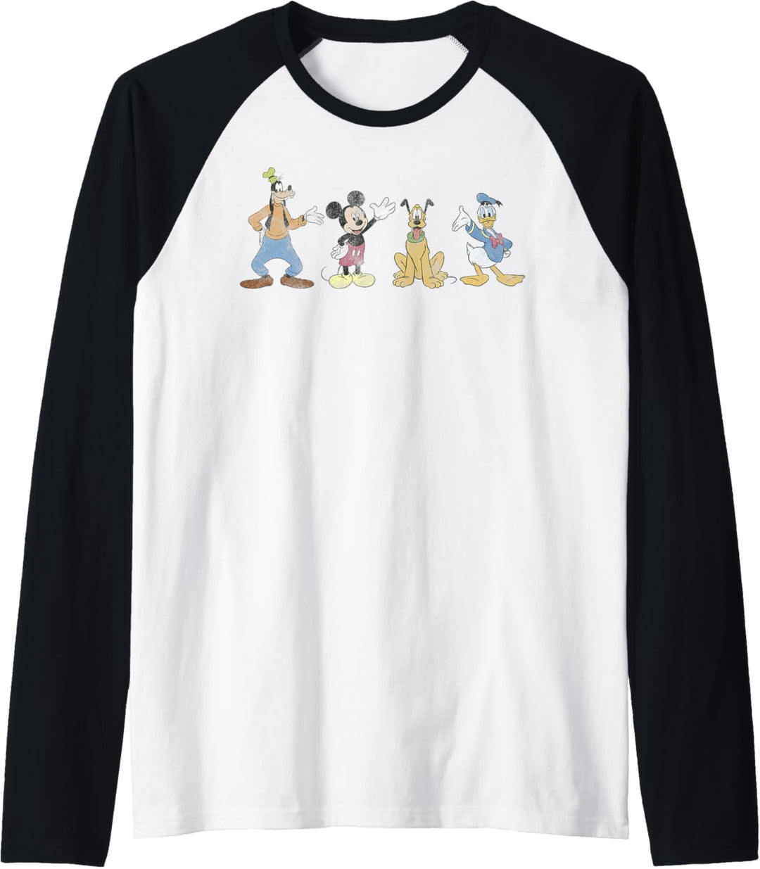 Aufstellung der Disney Mickey Group Raglan