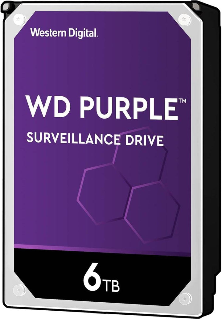 Western DigitalPurple 6TB Surveillance Hard Disk Drive - Intellipower 3.5" SATA 6 Gb/s 64MB Cache 54
